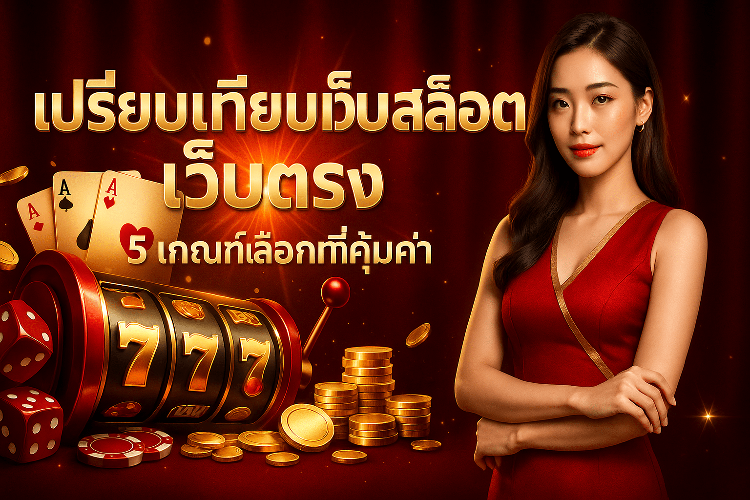 เปรียบเทียบเว็บสล็อต เว็บตรง