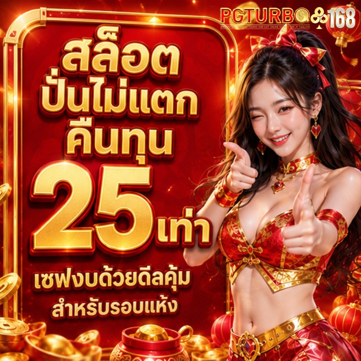 สล็อต ปั่นไม่แตกคืนทุน 25เท่า