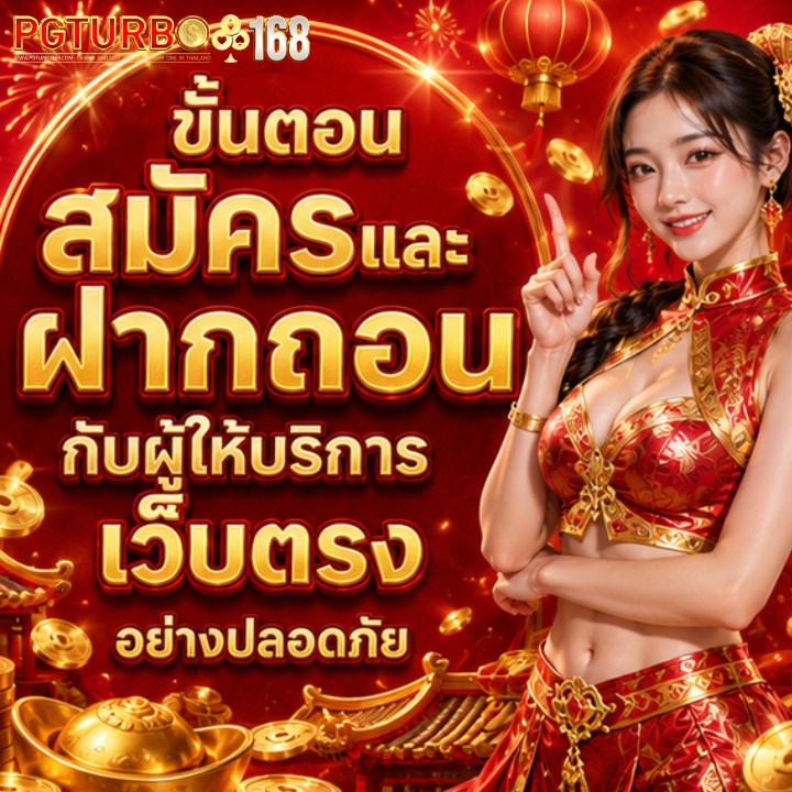 ขั้นตอนสมัครและฝากถอน