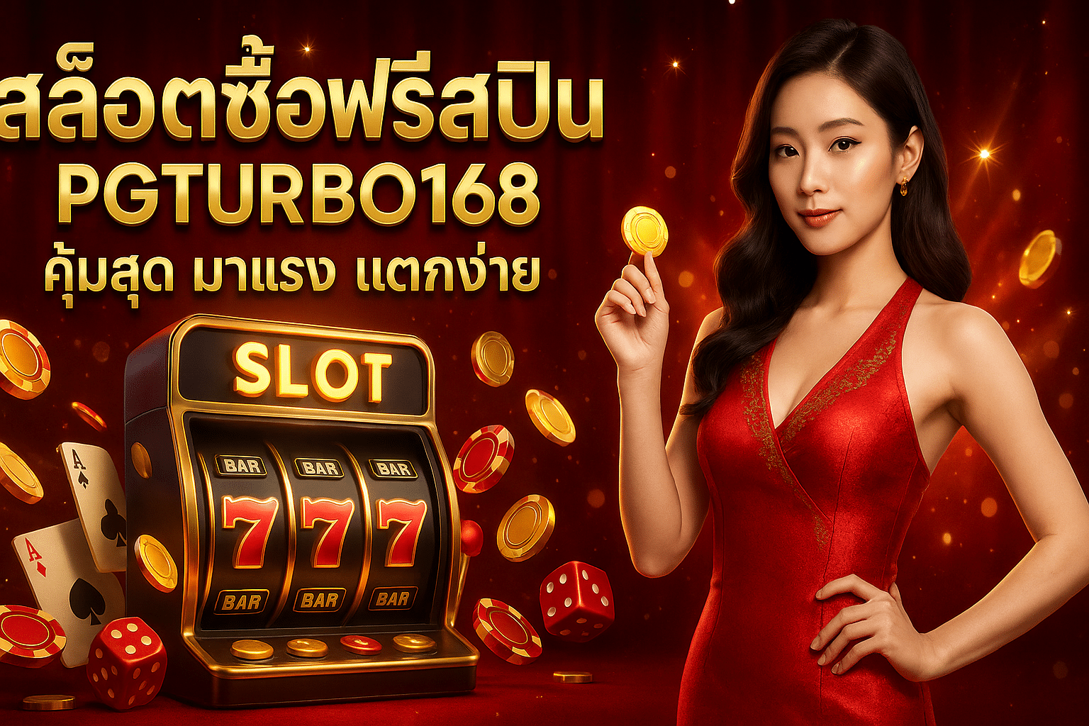 สล็อตซื้อฟรีสปิน PGTURBO168 คุ้มสุด